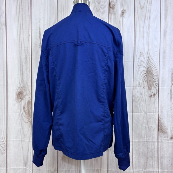 Cherokee Scrubs Set Workwear Revolution Zip Jacket & Pants Unisex Navy Sz Medium - Picture 4 of 16